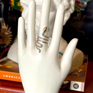 Silver Snake Ring